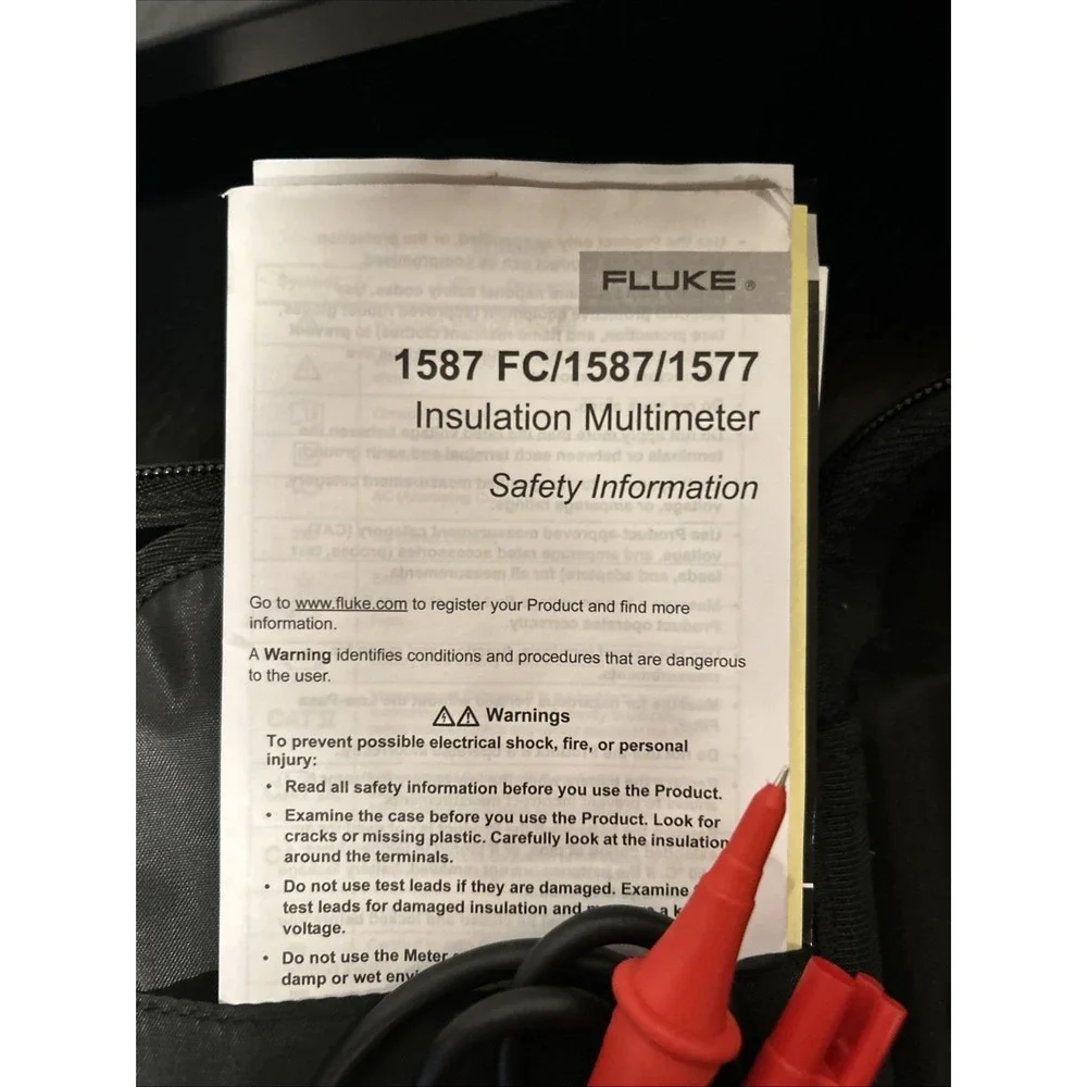 Fluke 1587 FC 2-in-1 Insulation Multimeter True-RMS Fluke Connect Tester